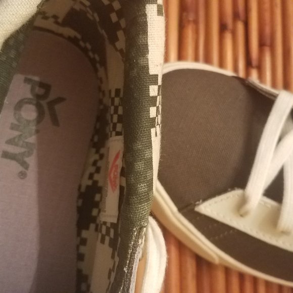 Pony Forest Green & White FTD Gleason Sneakers Sz 10 NEW - Picture 7 of 11